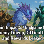 Genshin Impact, Genshin Impact 5.7 Endgame Mode, Endgame Mode leaks, Weapon Skins, Genshin Impact leaks, HoYoverse
