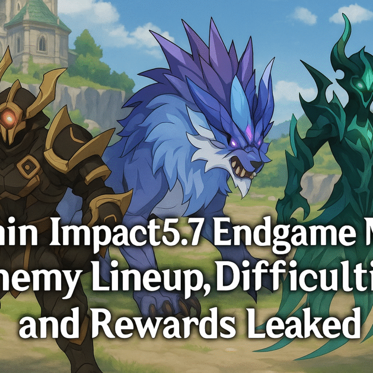 Genshin Impact, Genshin Impact 5.7 Endgame Mode, Endgame Mode leaks, Weapon Skins, Genshin Impact leaks, HoYoverse