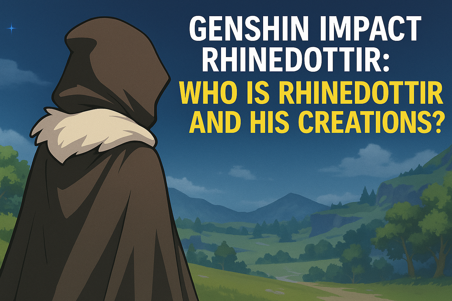 Genshin Impact, Rhinedottir, Genshin Impact Rhinedottir, Rhinedottir creations, Albedo lore, Durin lore, HoYoverse