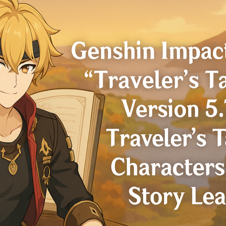 Genshin Impact, Genshin Thoma "Traveler's Tales", Genshin Traveler's Tales Leaks, Genshin Version 5.7, Genshin Lore, Nod-Krai, HoYoverse