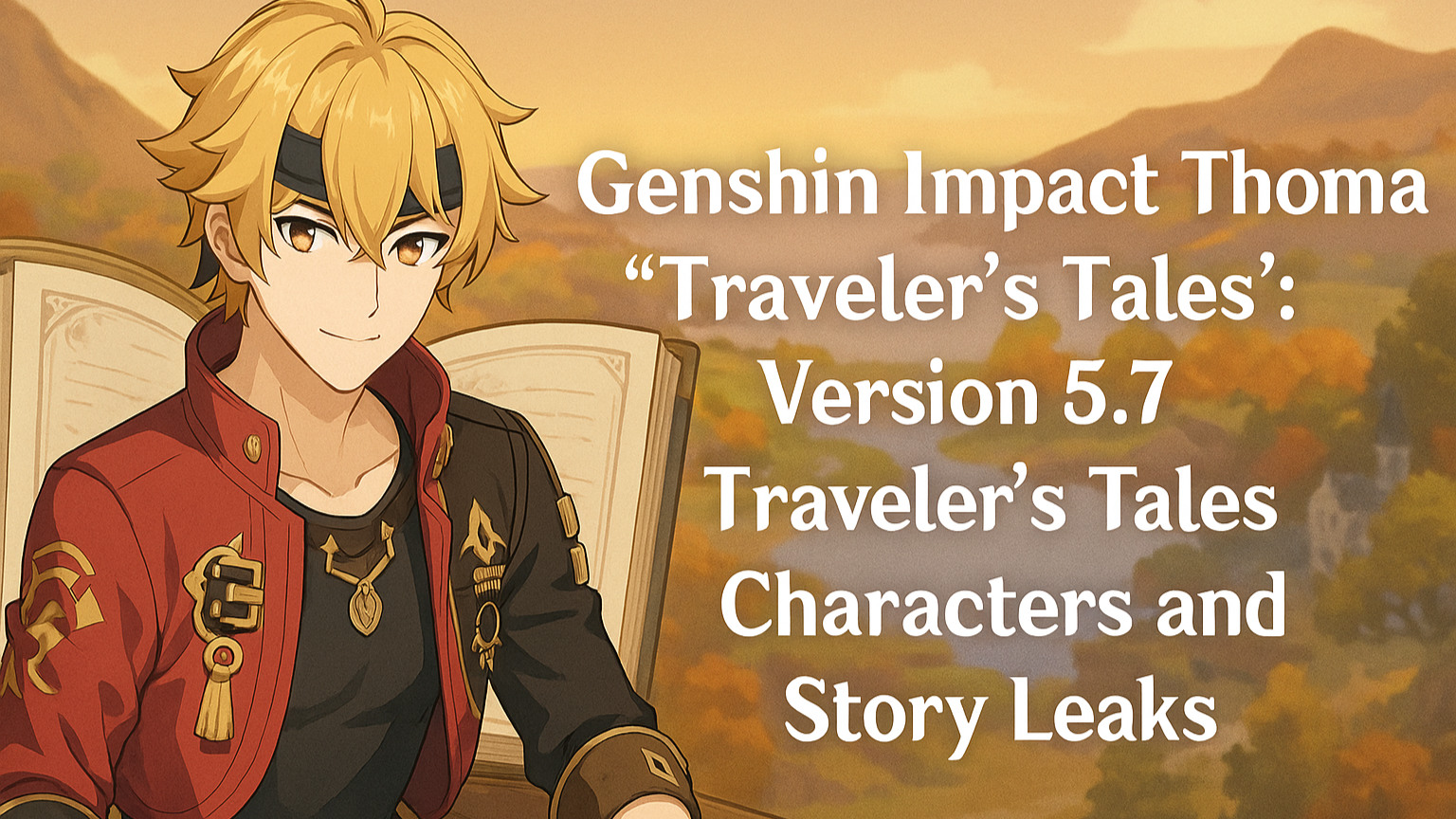 Genshin Impact, Genshin Thoma "Traveler's Tales", Genshin Traveler's Tales Leaks, Genshin Version 5.7, Genshin Lore, Nod-Krai, HoYoverse